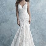 9651 Allure Bridals Fit and Flare Wedding Dres