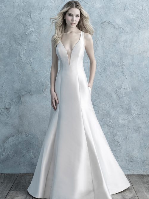 9662 Allure Bridals Sheath Wedding Dress