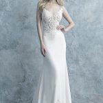 9664 Allure Bridals Fit and Flare Wedding Dress