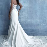 Sheath Wedding Dress Allure Bridals 9702