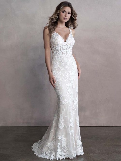 9808 Allure Bridals timeless lace Wedding Dress