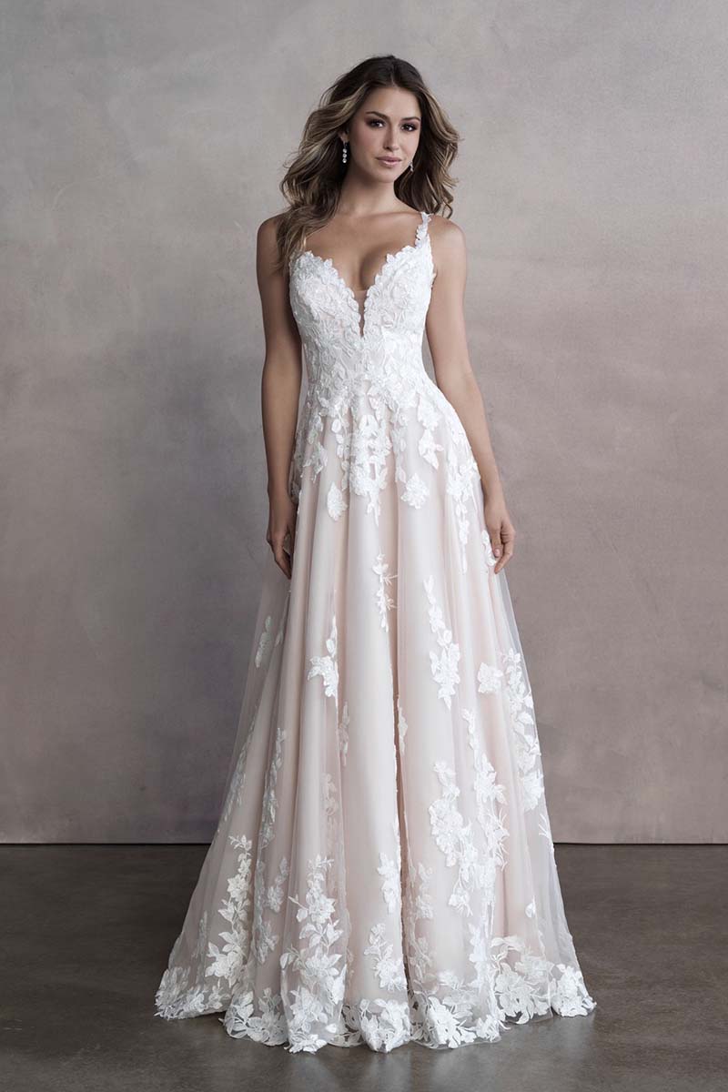 Allure Bridals 9811 Stunning Train Gown