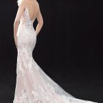 MJ420 Madison James Slim Jewelled Straps Bridal Gown