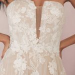 MJ756 Madison James strapless bodice Wedding Dress