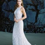 F116/MARLOWE Wilderly Bridals clean modern lines Dress