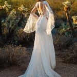 F231 Wilderly Bridal sheer butterfly back Wedding Dress