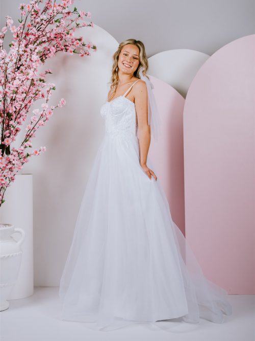 Sweet Bows and dreamy tulle, deb gown