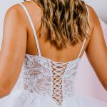 floral lace debutante gown