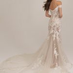Off-Shoulder Sheath Wedding Dress 3455 Allure Romance