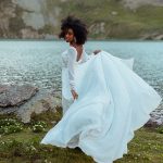 Statement sleeves Wedding Dress