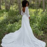 Statement sleeves Wedding Dress