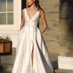 Tina Holly Sexy V-neck Wedding Dress